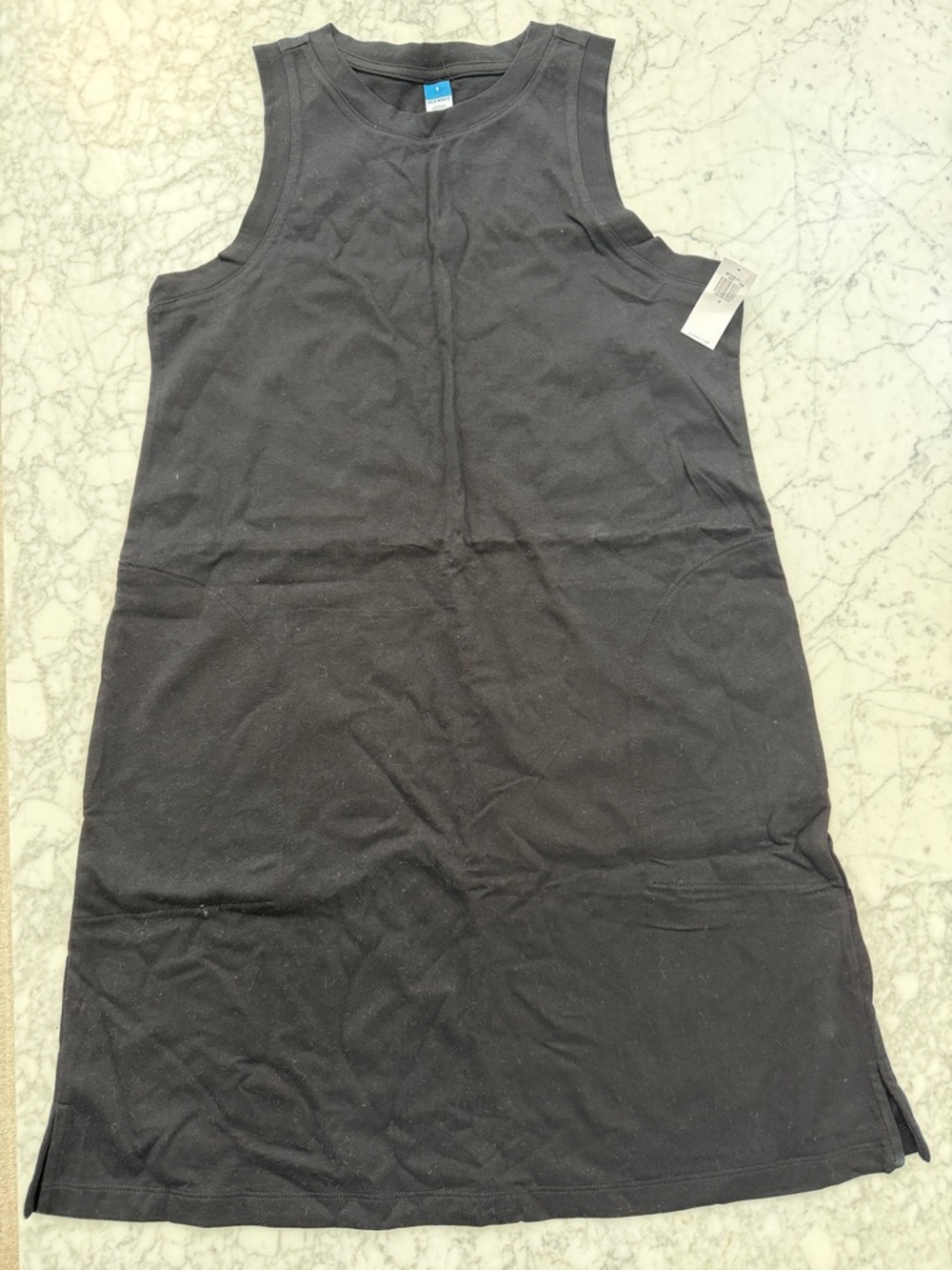 Old Navy Black Sleeveless Midi Tank Dress